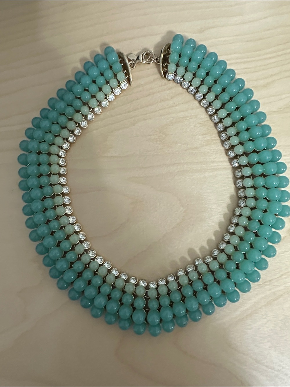 Banana Republic Turquoise Beaded Collar Necklace